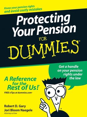 cover image of Protecting Your Pension For Dummies